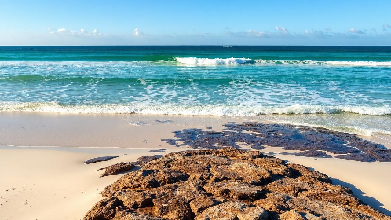 Bathtub Reef Beach shoreline