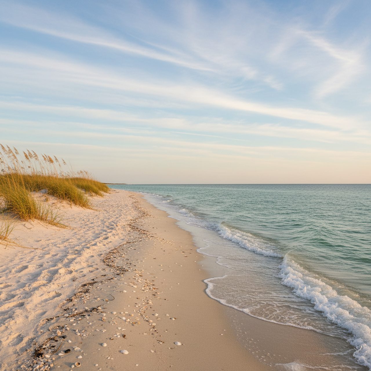 Bean Point shoreline