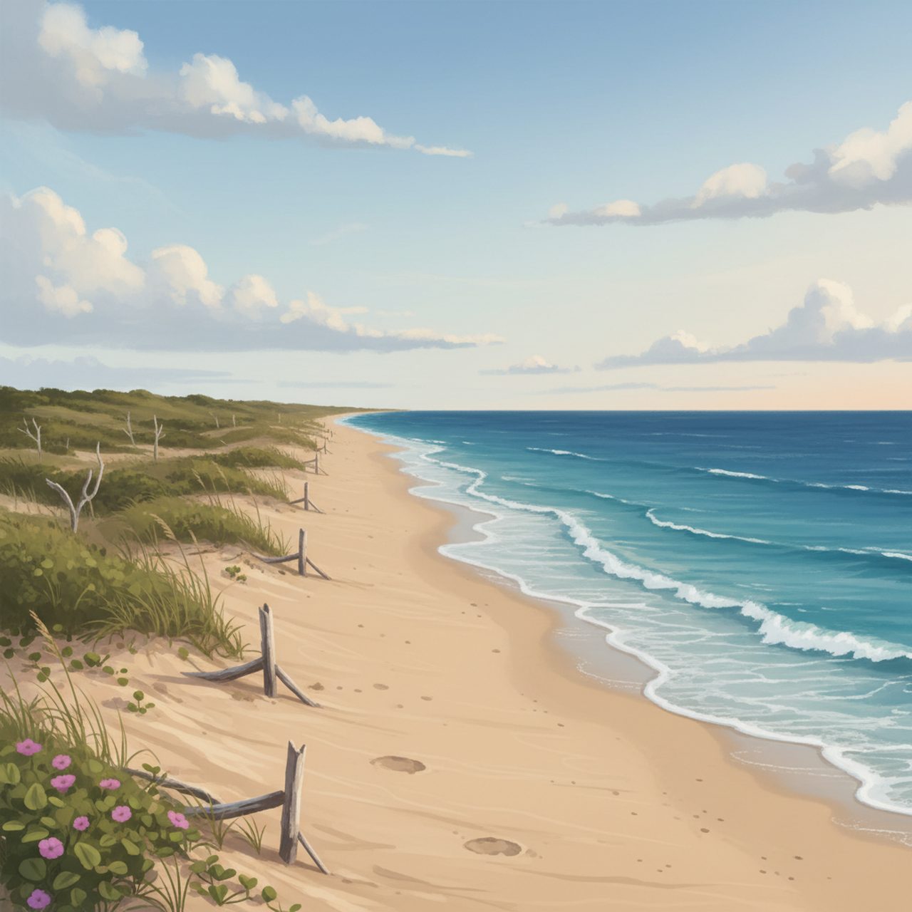 Archie Carr National Wildlife Refuge Beach shoreline