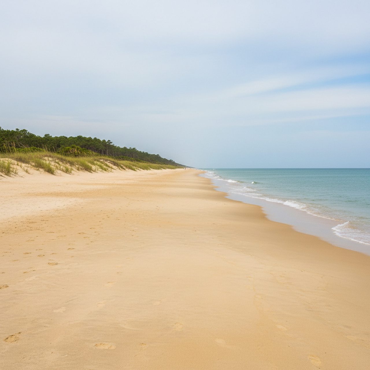 Bethune Beach shoreline