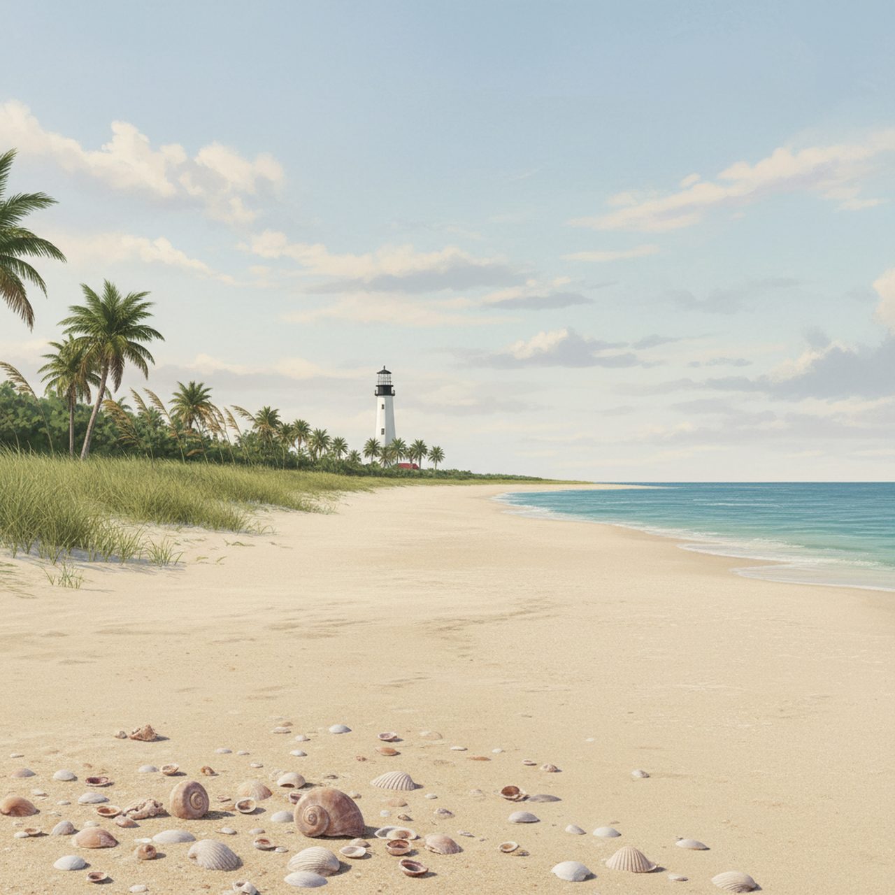 Bill Baggs Cape Florida State Park shoreline