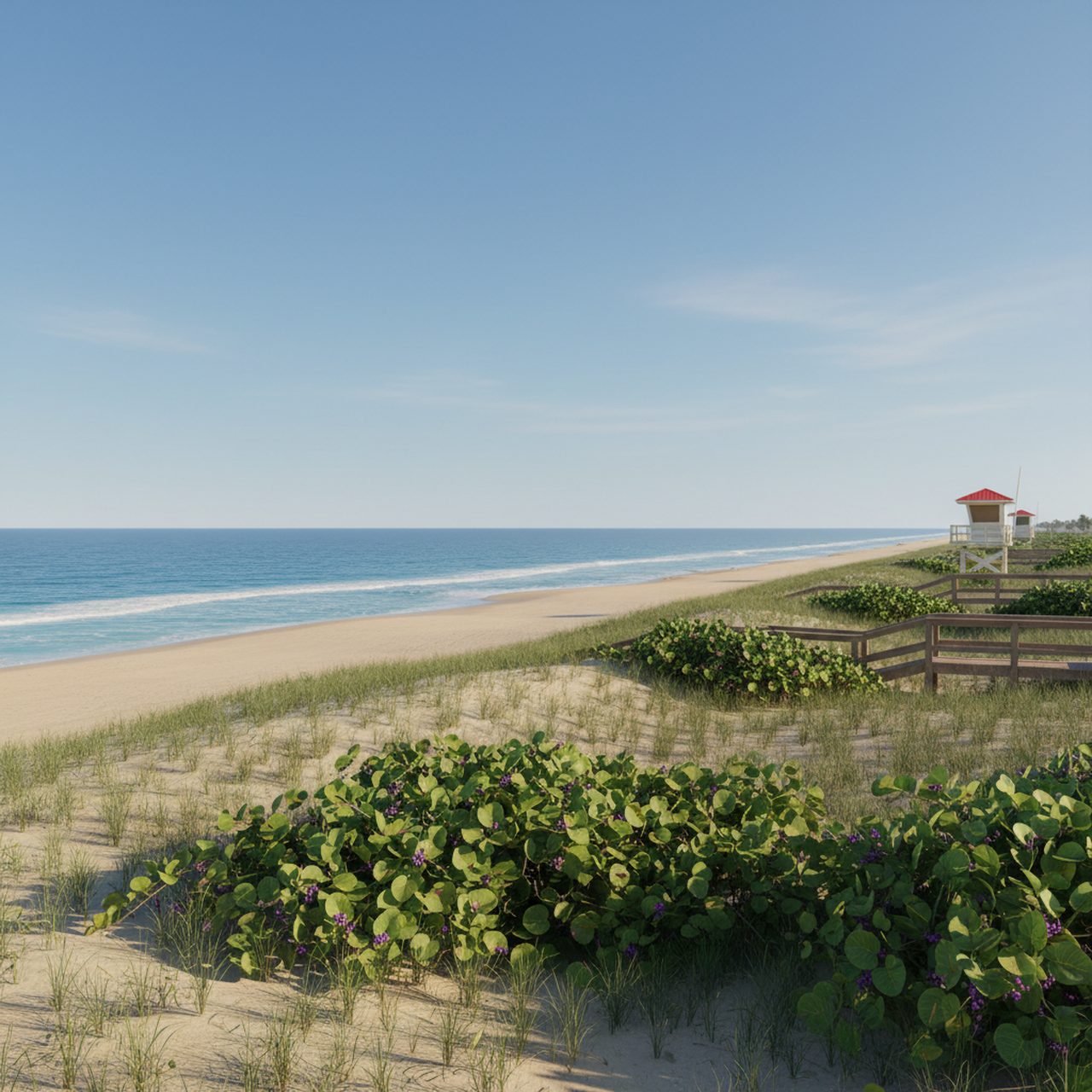 Oceanfront Park Beach shoreline