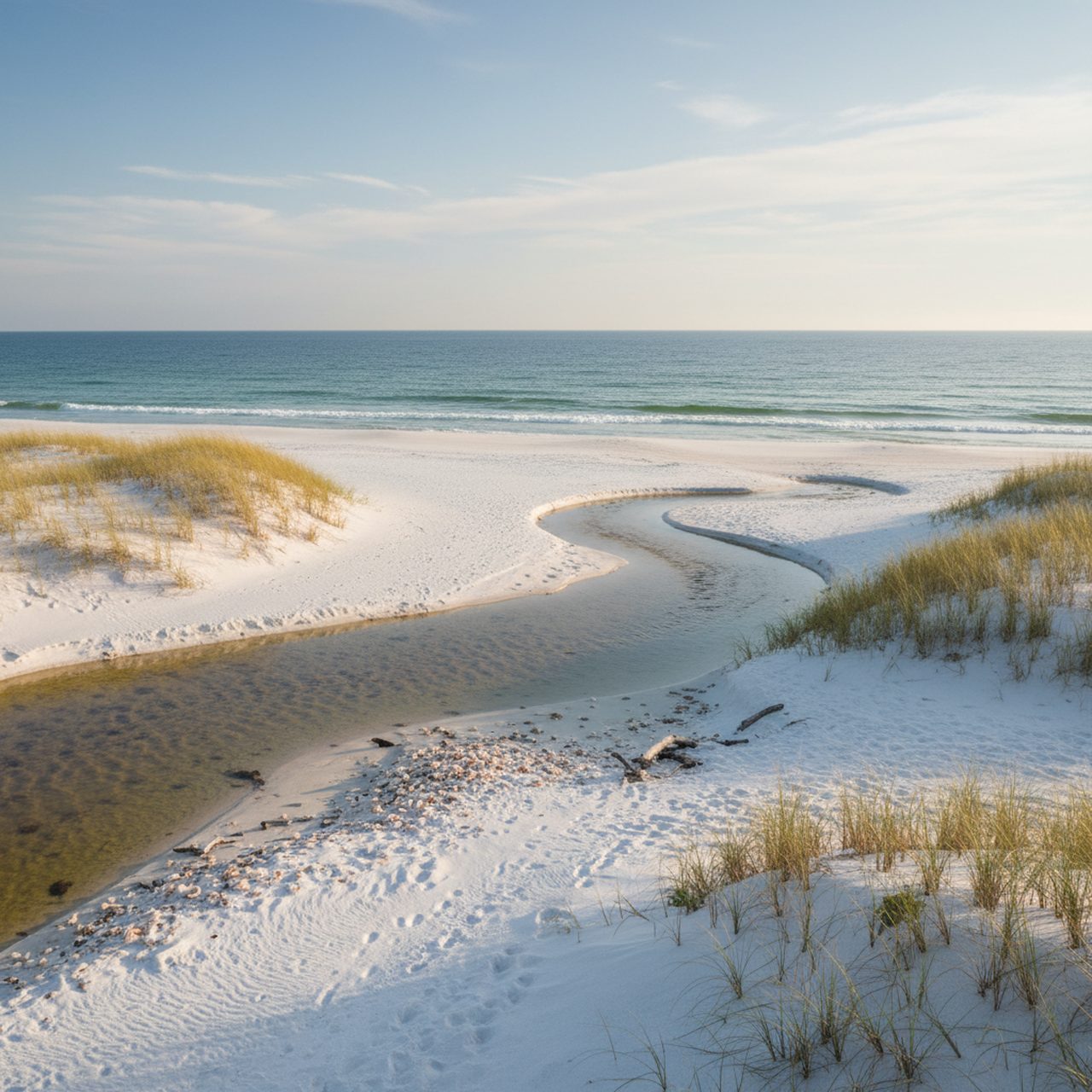 Camp Helen State Park shoreline