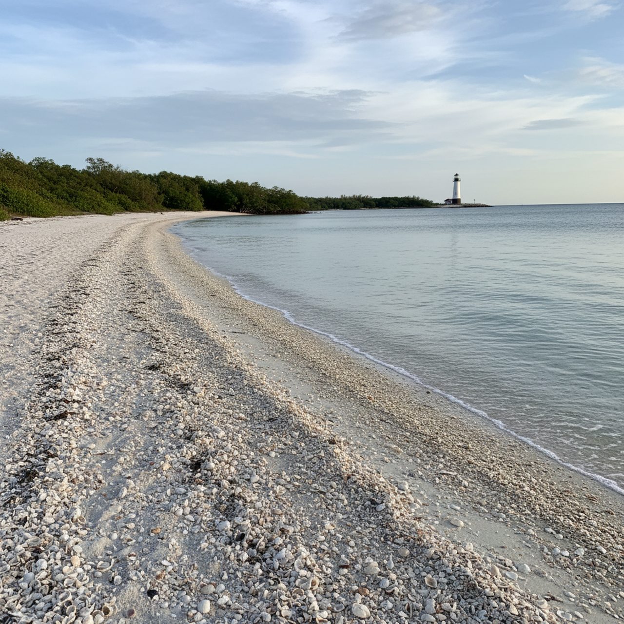 Gasparilla Island State Park shoreline