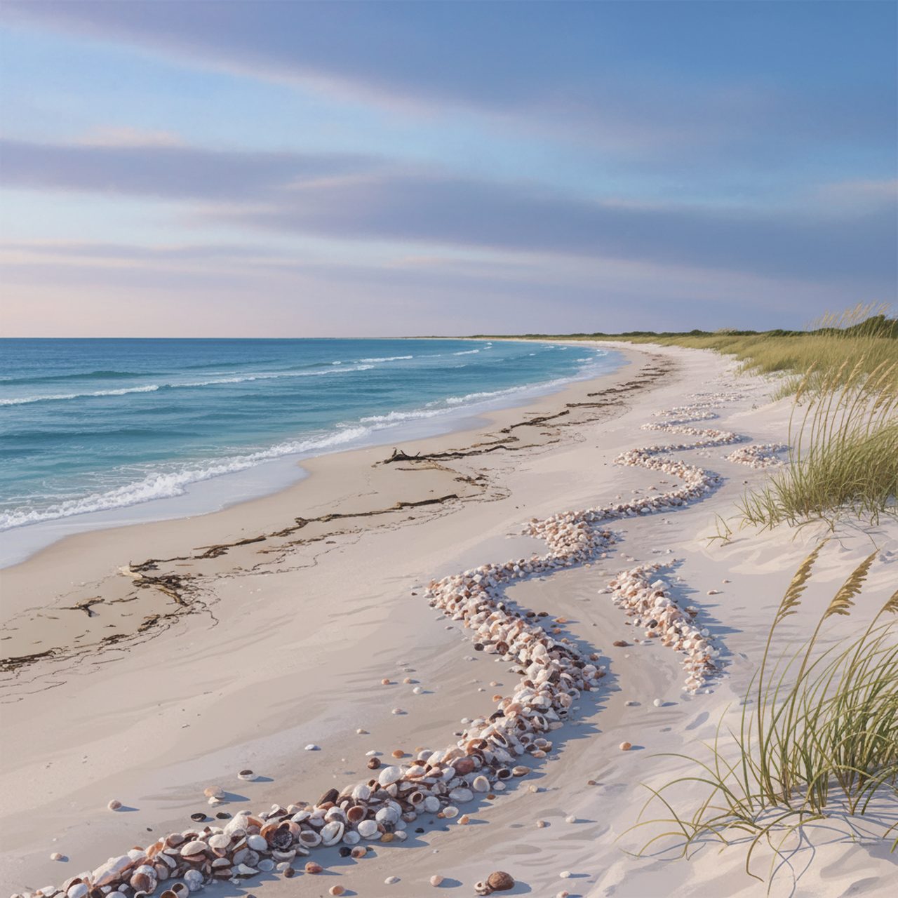 Beer Can Island (Greer Island) shoreline
