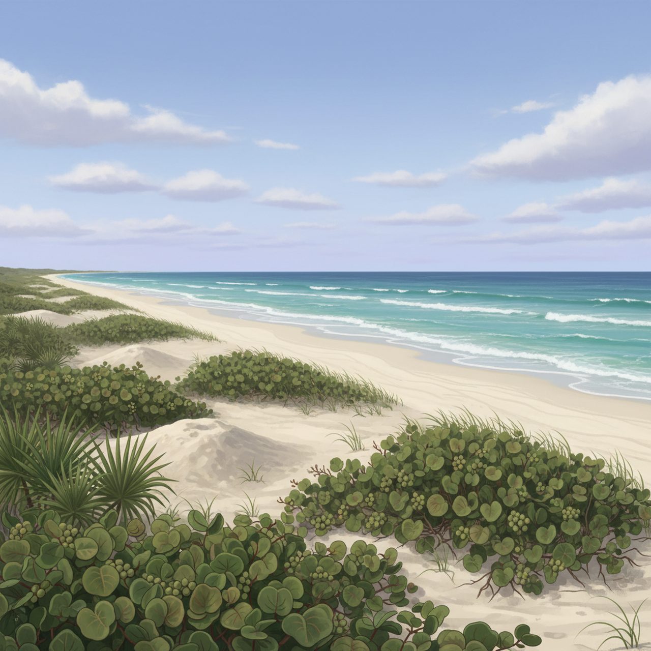 Hobe Sound National Wildlife Refuge Beach shoreline
