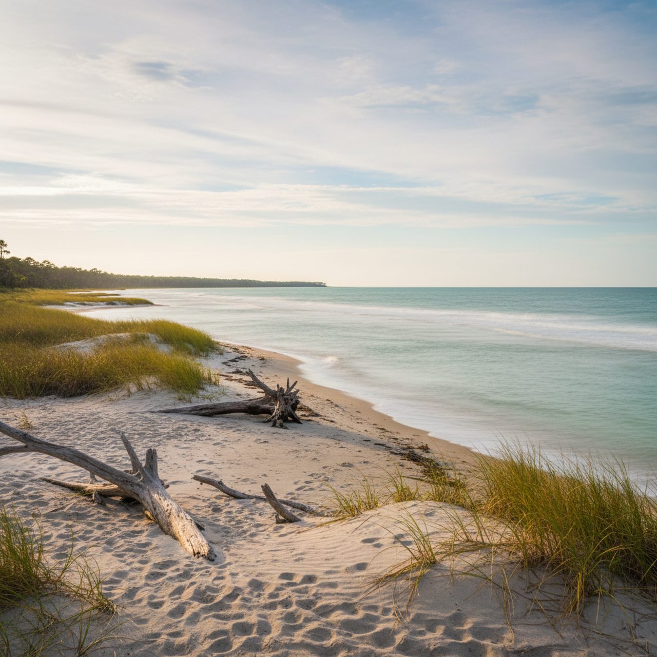 Indian Pass Beach shoreline