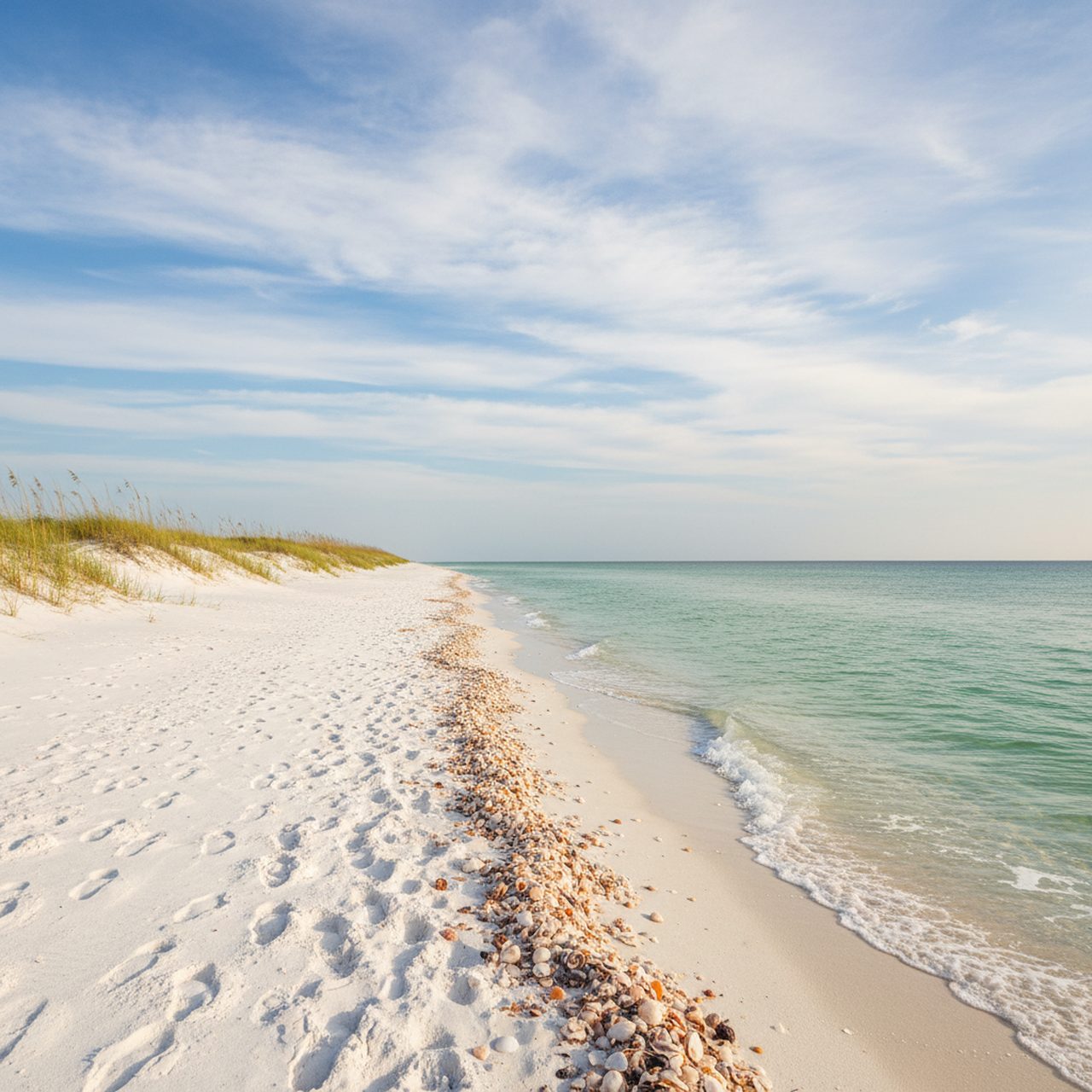 Inlet Beach shoreline