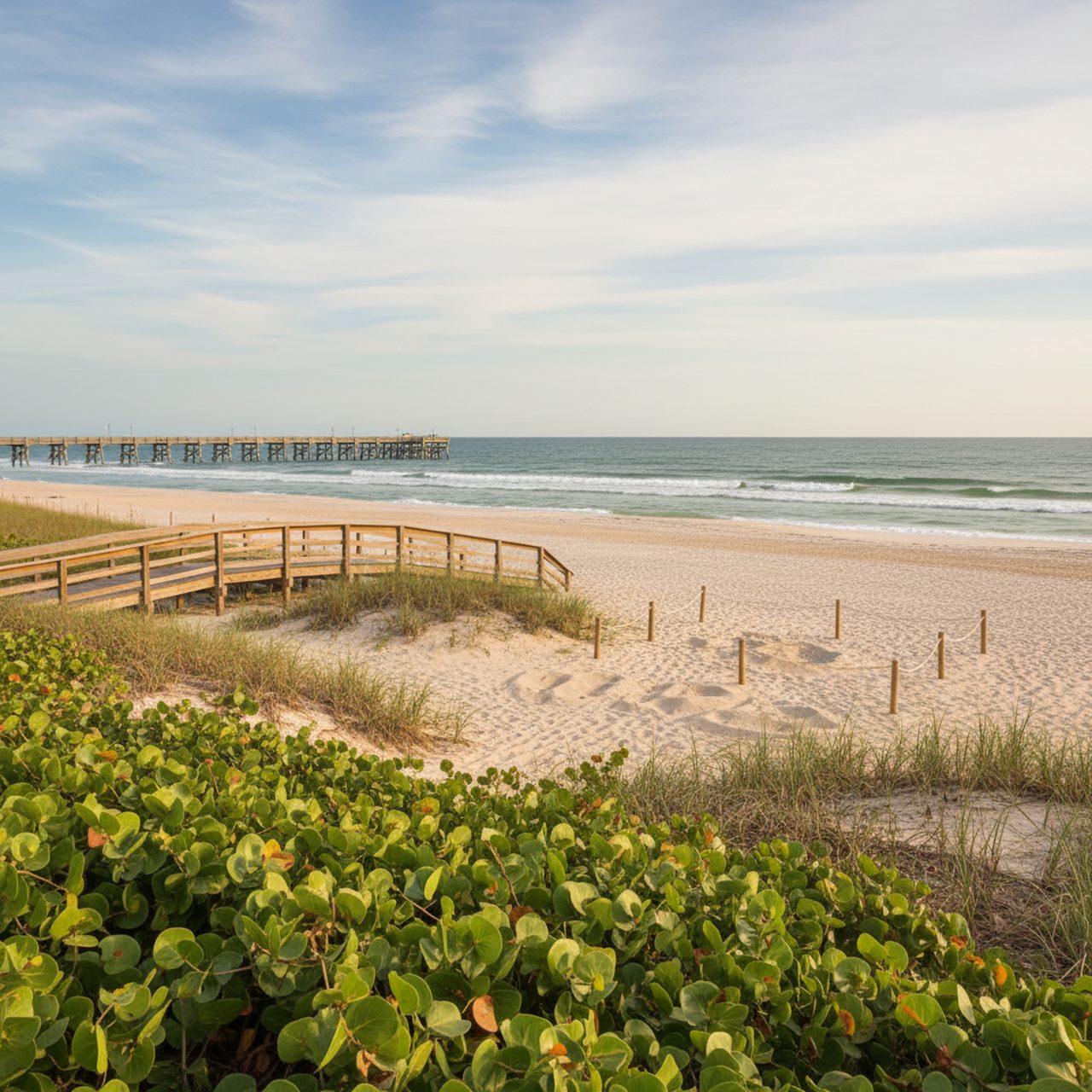 Juno Beach Park shoreline
