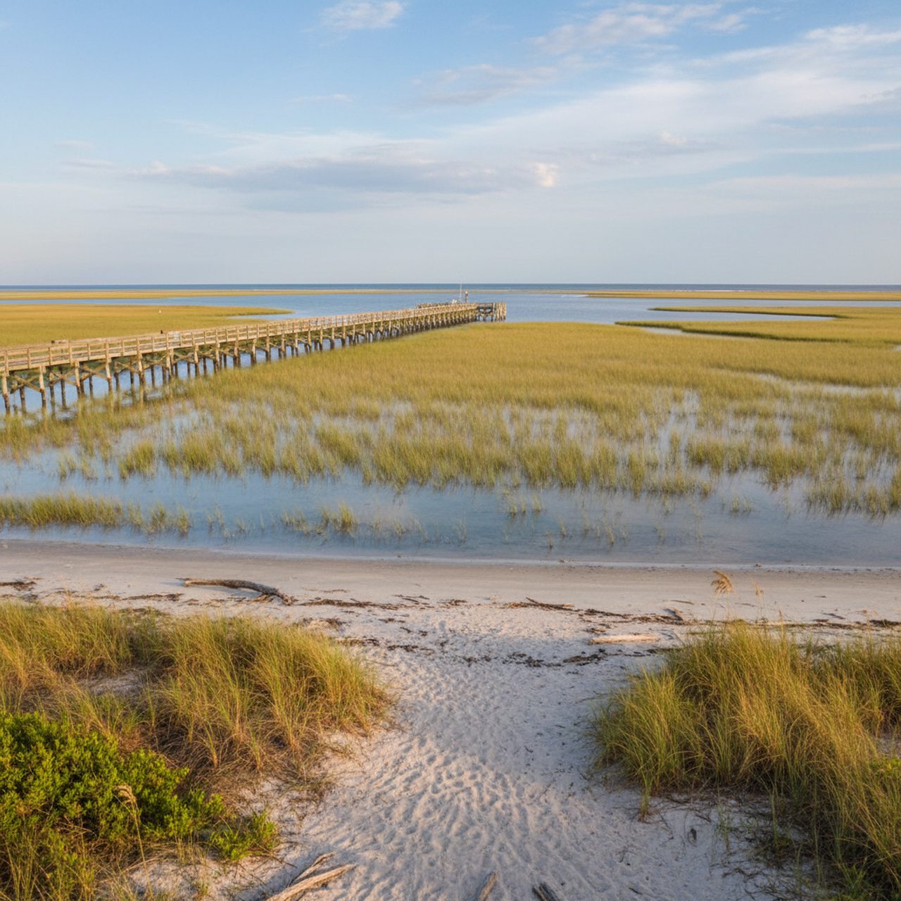 Keaton Beach shoreline
