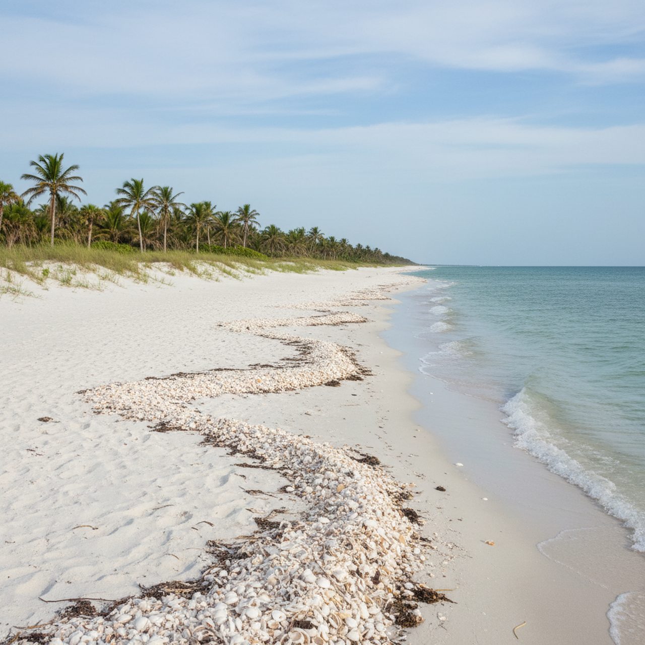 Keewaydin Island shoreline