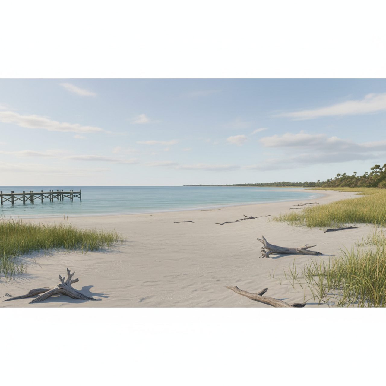 Mashes Sands Beach shoreline