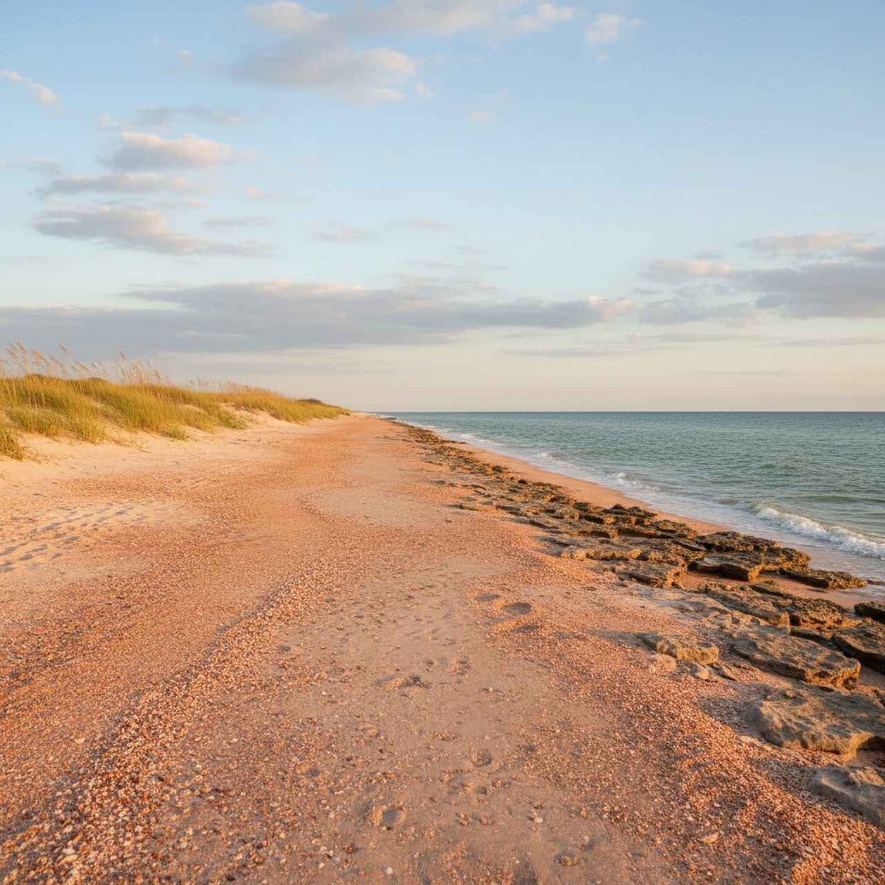 Illustration of a shoreline like Mickler's Landing