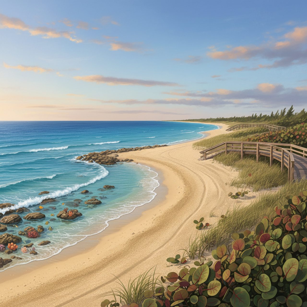 Red Reef Park shoreline