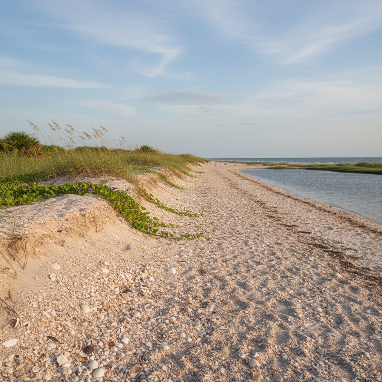 Round Island Beach Park shoreline