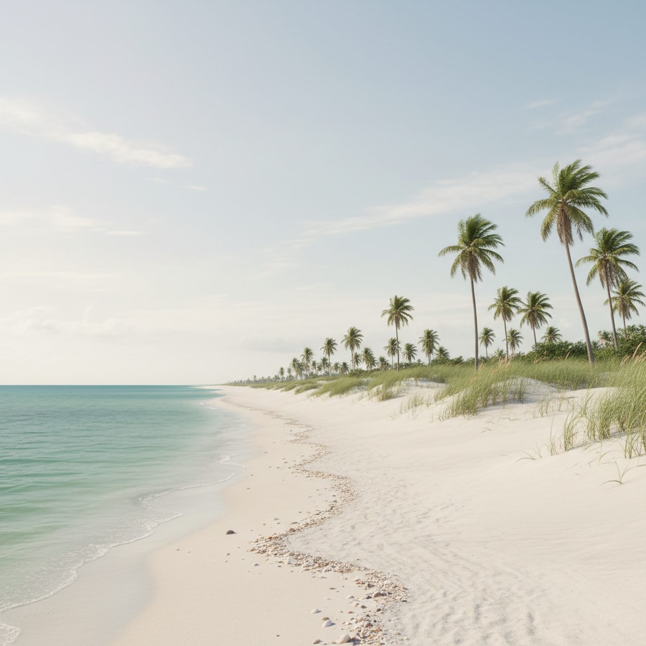 South Marco Beach shoreline