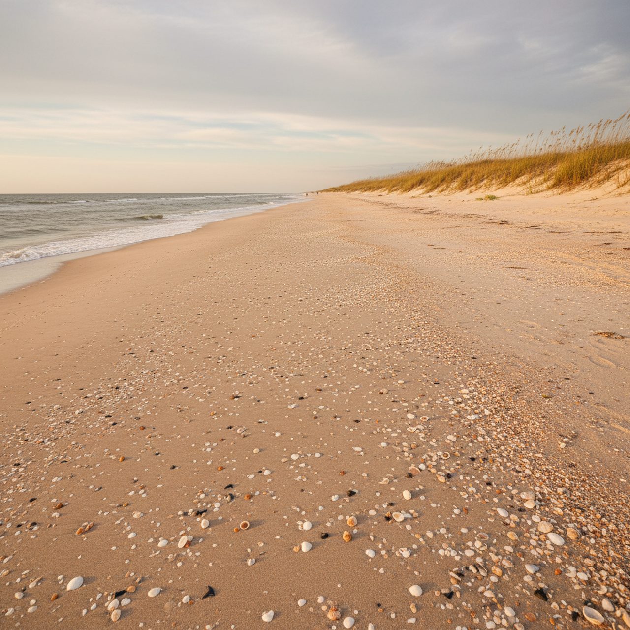 St. Augustine Beach shoreline