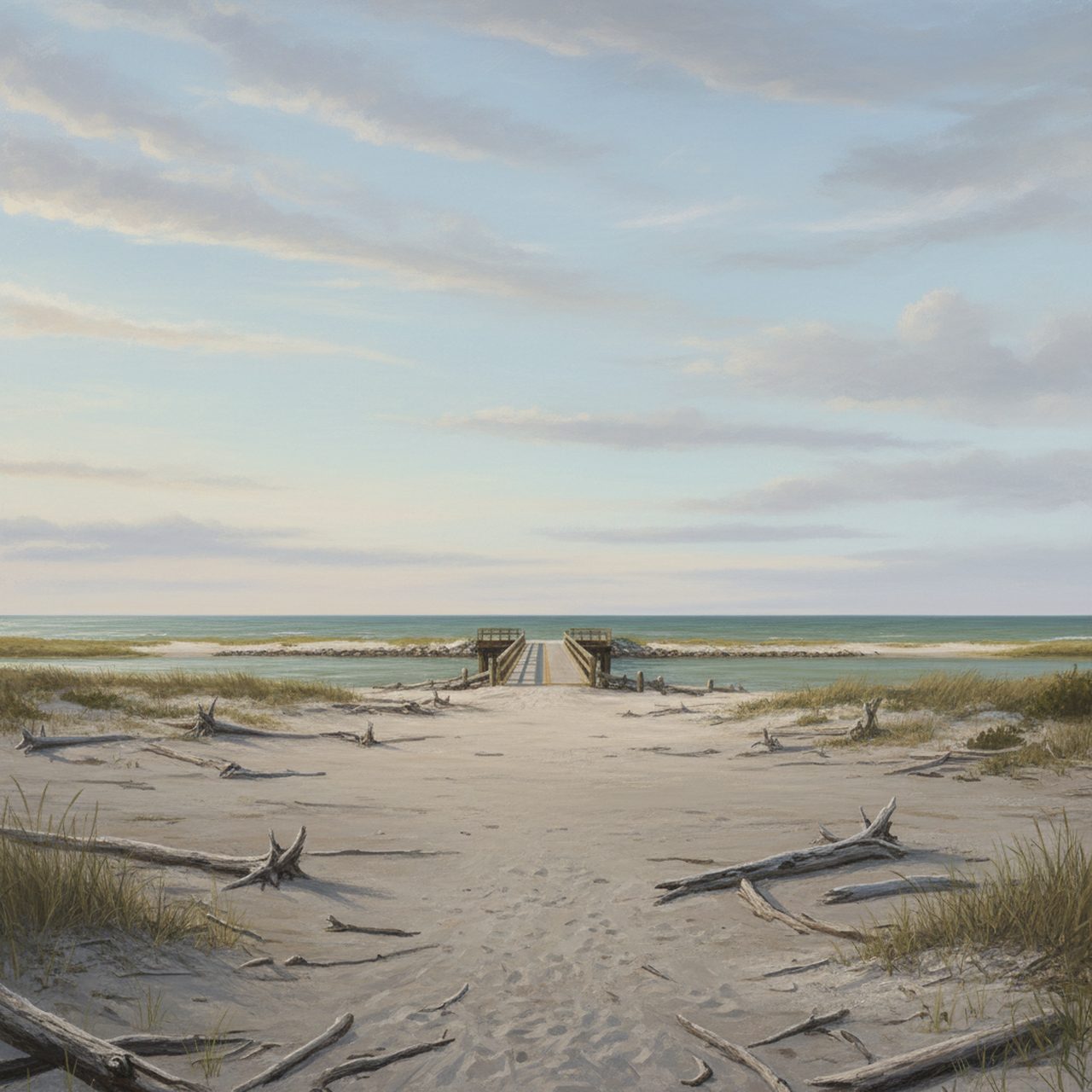 St. George Island Public Beach shoreline