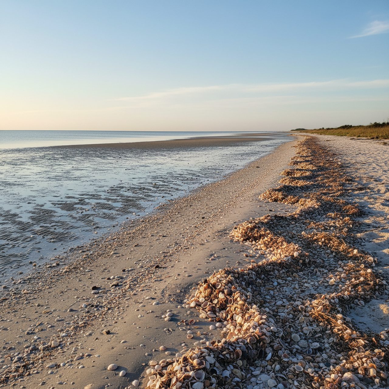 Tarpon Bay Road Beach shoreline