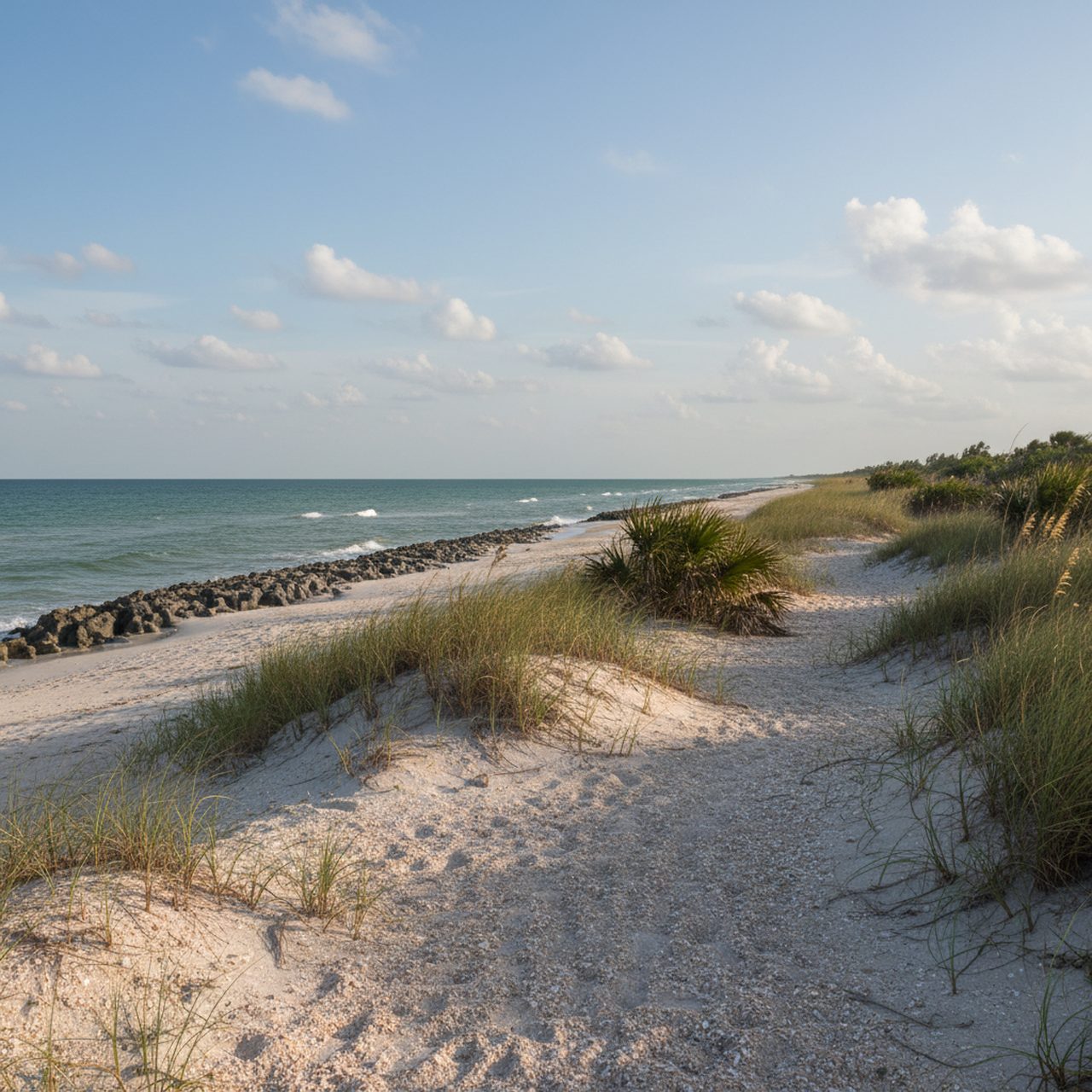 Walton Rocks Beach shoreline