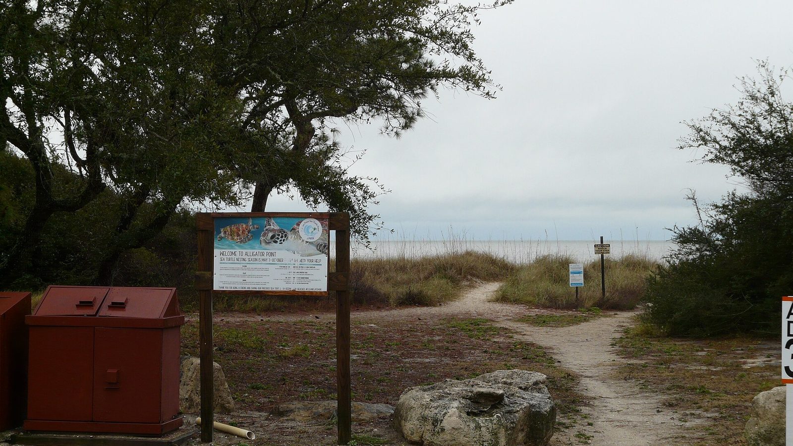 Alligator Point Beach shoreline