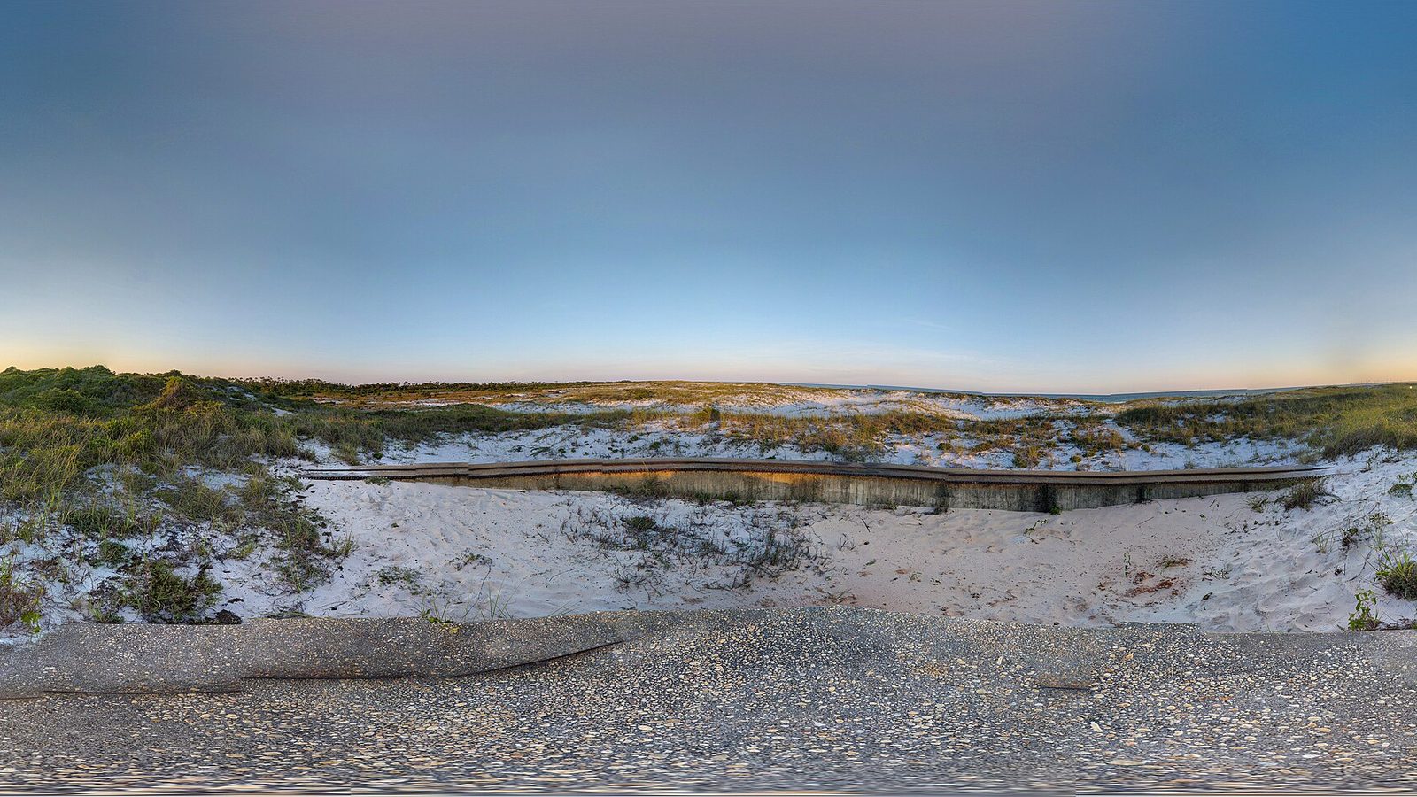 Fort Pickens shoreline