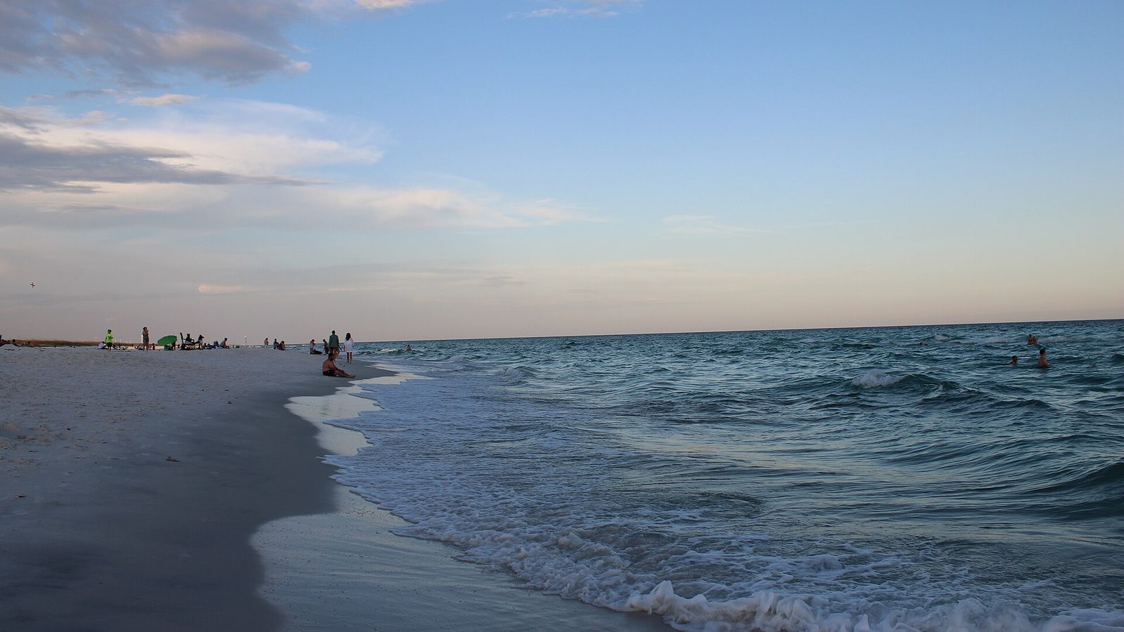 Navarre Beach shoreline