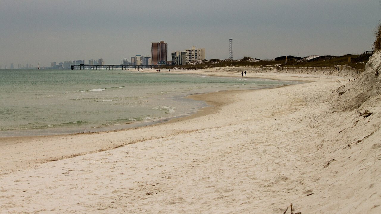 St. Andrews State Park shoreline