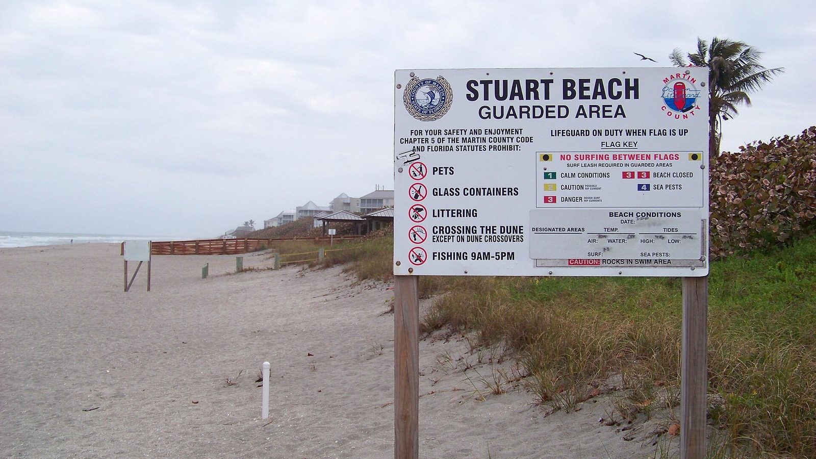 Stuart Beach shoreline