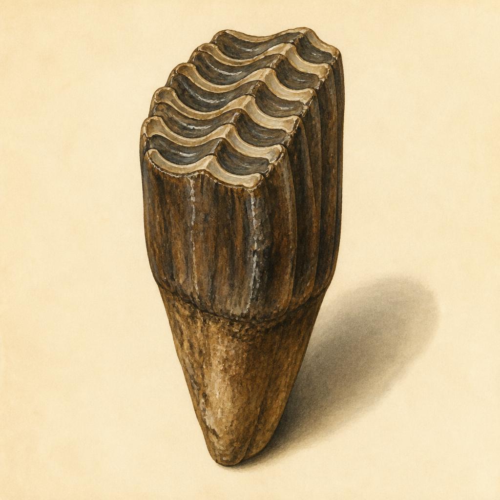 Fossil Bison Tooth