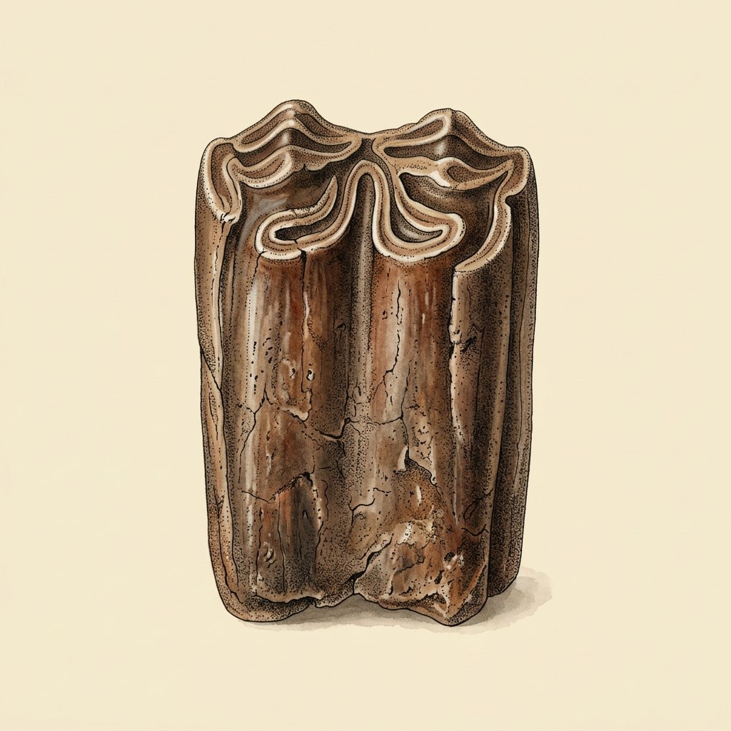 Fossil Horse Tooth