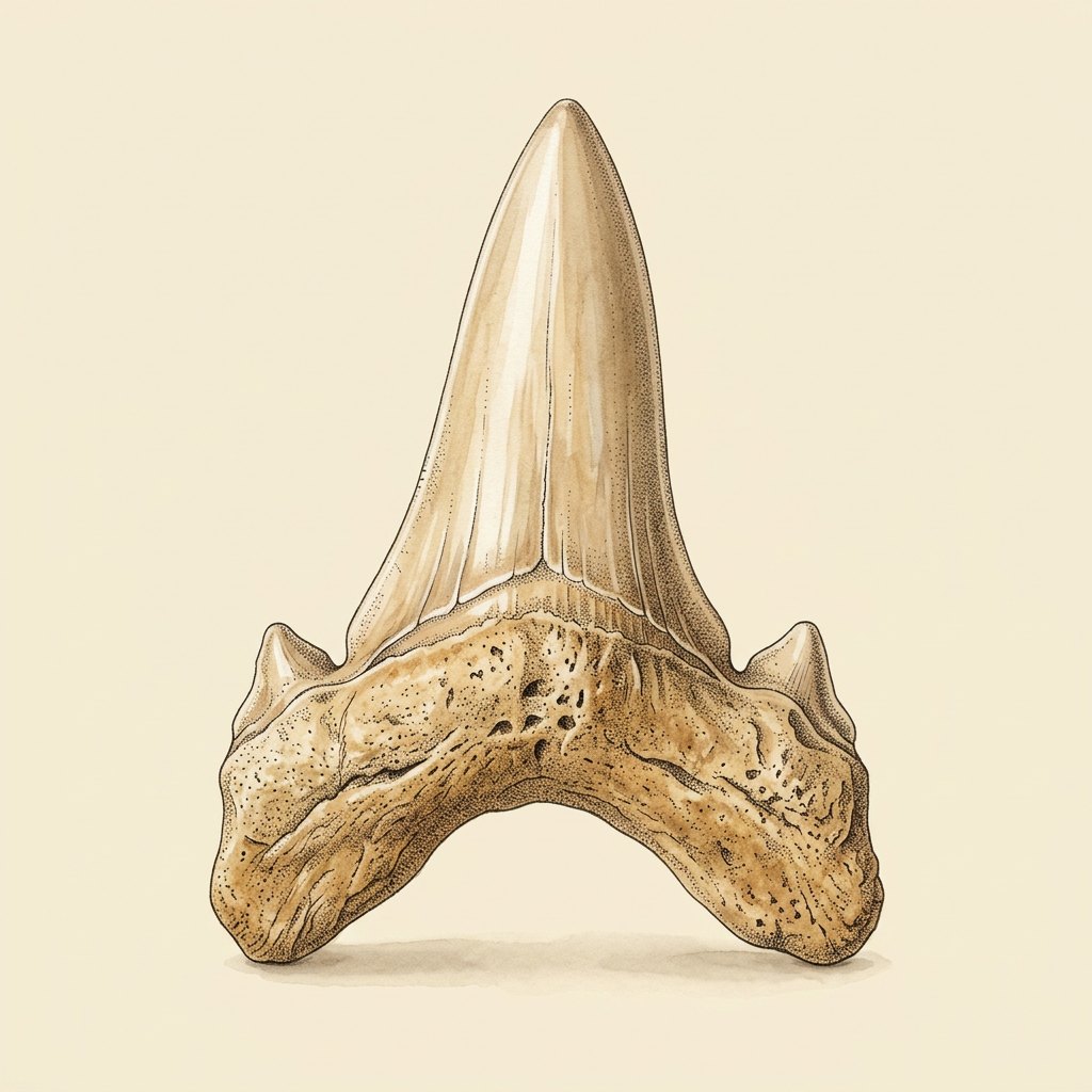 Fossil Lemon Shark Tooth