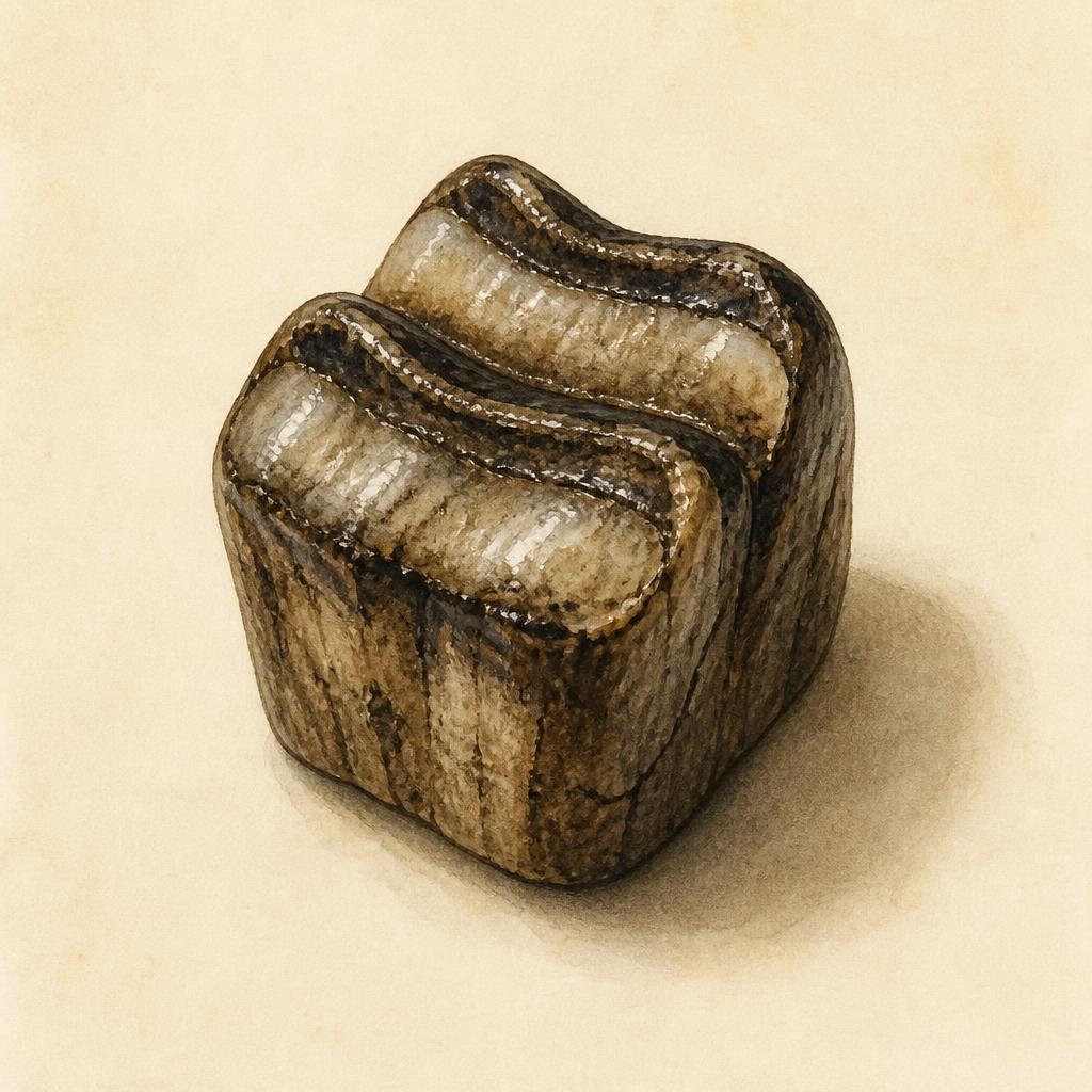 Fossil Tapir Tooth